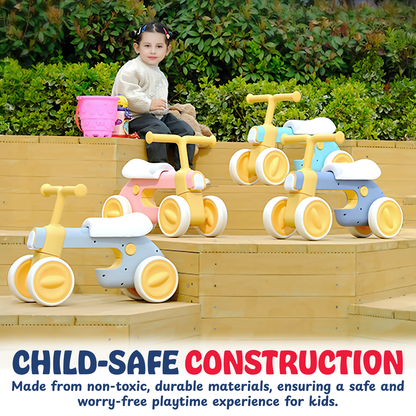 Kids Sliding Bike – Baby Balance Bike for Toddlers (12+ Months)