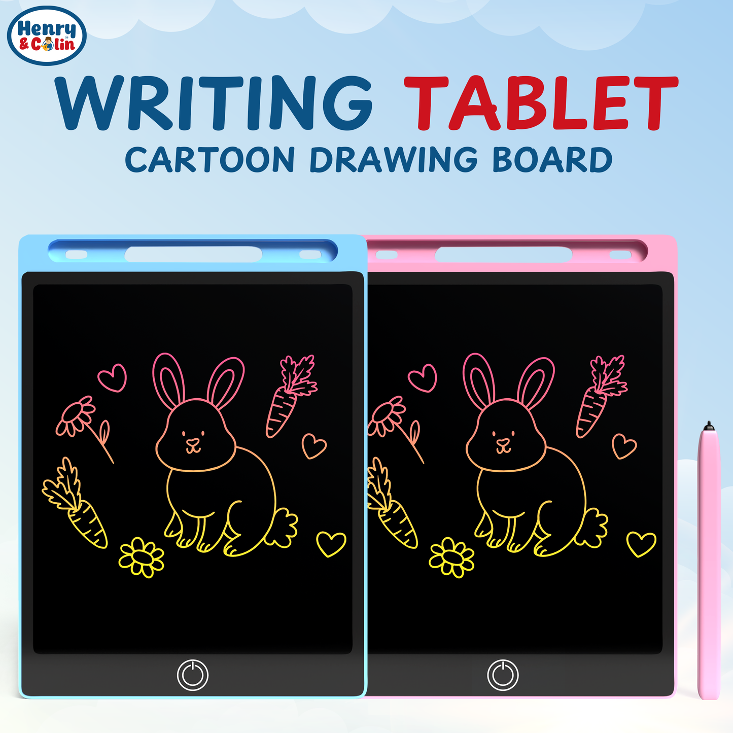 Happy Doodle LCD Writing Tablet for Kids – 8.5 & 10.5 Inch