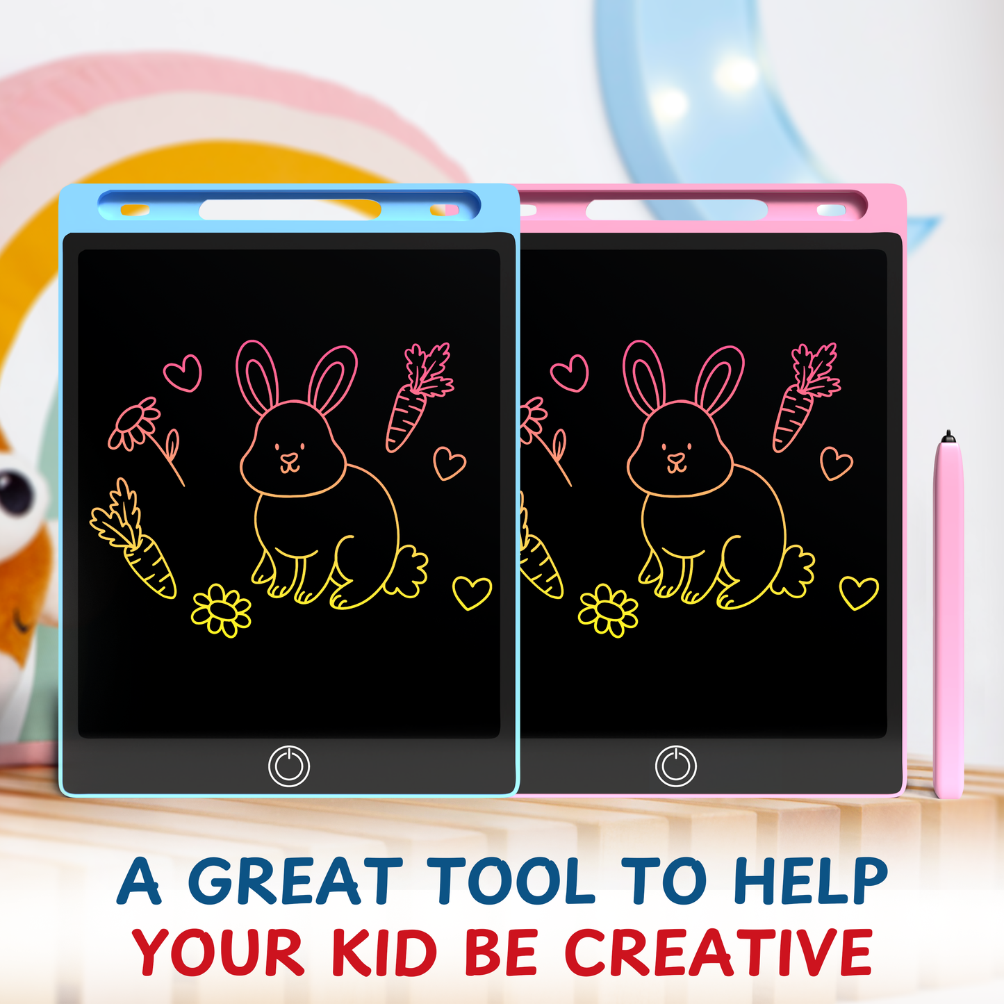 Happy Doodle LCD Writing Tablet for Kids – 8.5 & 10.5 Inch