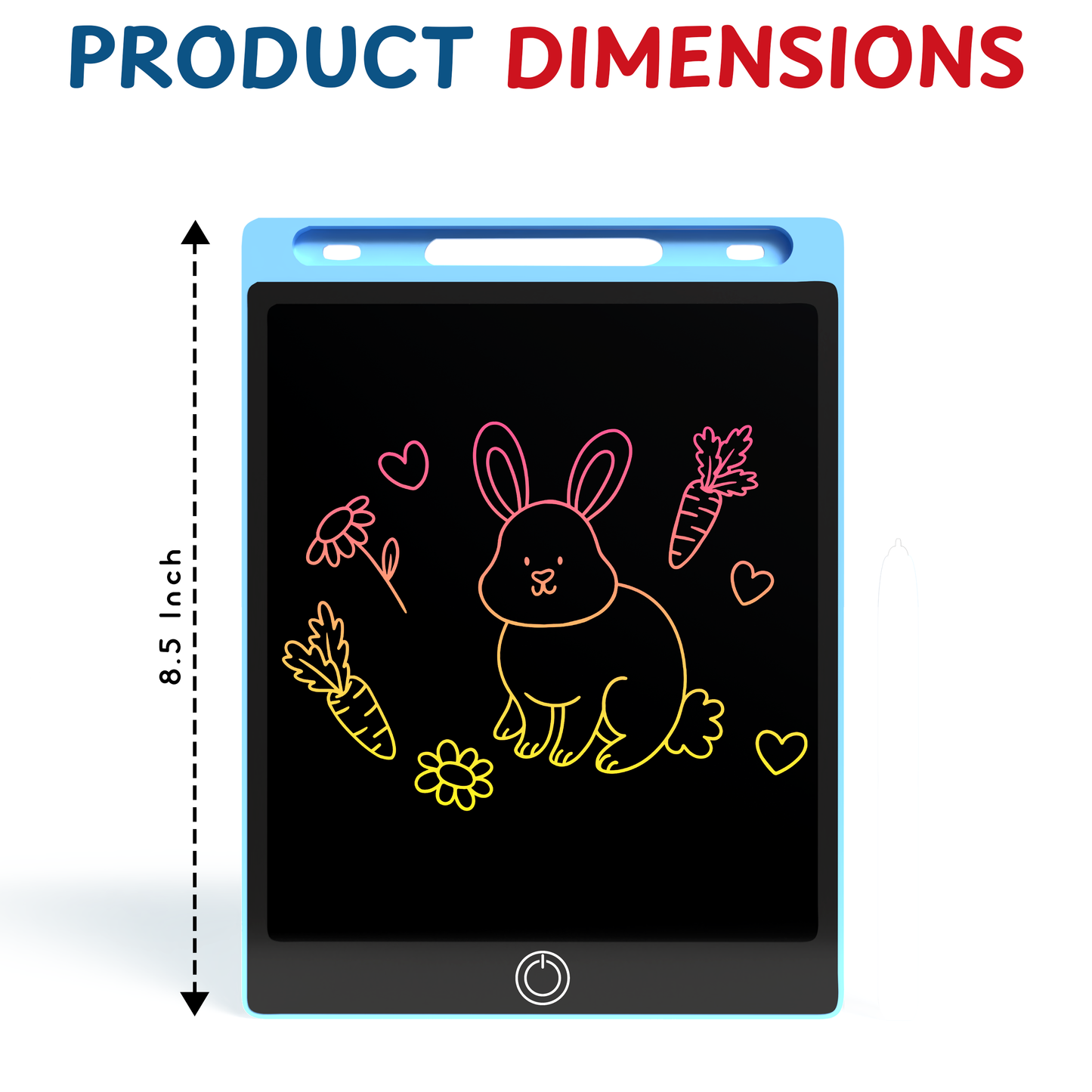 Happy Doodle LCD Writing Tablet for Kids – 8.5 & 10.5 Inch