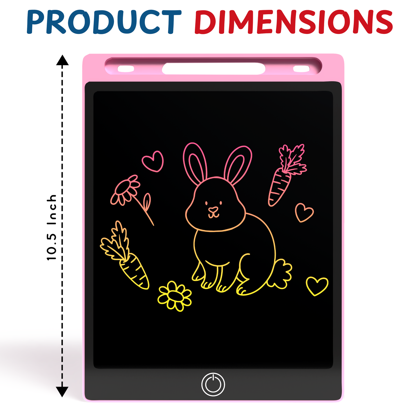 Happy Doodle LCD Writing Tablet for Kids – 8.5 & 10.5 Inch