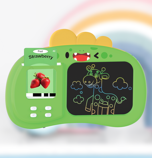 Interactive Musical Learning Tablet with 112 Flash Cards & Writing Screen